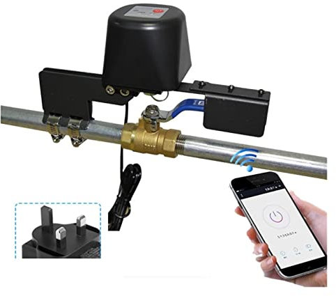 Válvula de agua inteligente Apagado Controlador de válvula de agua de gas inteligente Controlador inalámbrico inteligente Aplicación Control remoto Control de voz Control WIFI Válvula de agua Contro