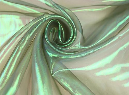 Organzastoff zum Nähen Meterware, 100cm x 150cm Bunte Glitzer Organza Tüllstoff Tüll Dekostoff zum DIY Basteln Bekleidung Tüllrock Gardine Schals Vorhänge Tischdecken Hochzeit Party Deko,Schwarz