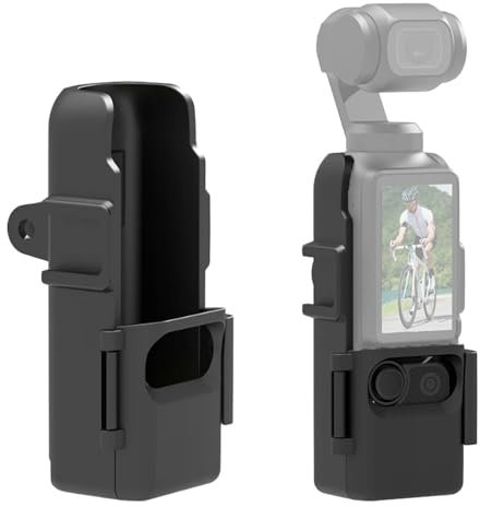 Fenmaru Erweiterteadapter Halterung Kompatibel mit DJI Osmo Pocket 3 Zubehör, Osmo Pocket 3 Schutz Rahmen Montagehalter verbinden mit Mikrofon, Stativ,Selfie-Stick, Fahrradhalterungen,Rucksack