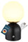 bmf-versand® Tischlampe Kabellos mit Akku LED - Tischleuchte für Innen und Außen Dimmbar - Schreibtischlampe Touchdimmer Warmweiß bis Neutralweiß - Nachttischlampe mit Dimmer Aufladbar - Schwarz