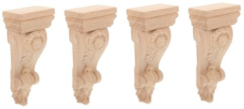 Mikikit 4 Stücke Elegante Holz Konsolen Möbel Applikationen Form Für Wohnzimmer Holz Trim Trim