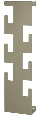 möbelando Wandgarderobe >47006< in grün, Metall - 15x60x8cm (BxHxT)