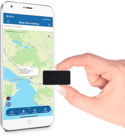 TKMARS GPS Mini Tracker 4G TK901, Klein GPS Finder mit Magnet Echtzeit Versteckt Ortungsgerät Aufladbar, APP & Web ohne ABO, Mini Peilsender für Kind, Koffer, Fahrzeug, KFZ, Auto