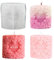 Junhui Moule Bougie Silicone en Forme de Rose d'amour, 3D Moule à Bougies, Fleur Moules en Silicone pour La Décoration