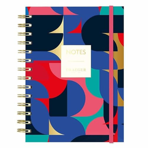 DRAEGER PARIS - To do list notepad - 13x18 cm - Hard cover - 5 removable dividers - 100 detachable pages - FSC® certified paper - Circles