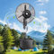 LKPMGOA Industriell Nebel Ventilator, Oszillierender Ventilator, Ventilator mit Sprühnebel, Automatische Wasserbefüllung, 40 L, DREI Gänge(65cm)