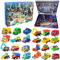 Adventskalender Autos Kinder FüR Kinder,24 Spielzeug Auto Matchbox Auto Weihnachten Countdown Rituals Adventskalender,Spielzeug Auto Adventskalender Kinder Countdown Calendar