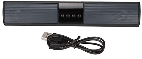 Enlybee Altoparlante Bluetooth Scheda di memoria stereo Ingresso USB AUX Desktop B Altoparlante AR con luce RGB senza fili Altoparlante domestico per TV Laptop Cellulare Effetto sonoro a