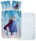 Brandmac Eiskönigin Kinder-Bettwäsche, Wendbarer Bettbezug Frozen Forest 135 x 200 cm + Kissenbezug 80 x 80 cm, 100% Baumwolle, mit ELSA, Anna und Olaf