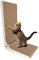 Árbol De Gato De Cartón | Árbol De Gato En Forma De L | Tablero De Rascado De Relajación De Pared Vertical Para Gatos Domésticos Y Mascotas Pequeñas