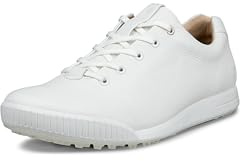 ECCO Mens 2026 Golf Street Retro Hybrid Waterproof Spikeless Golf Shoes