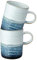 Denby - Kiln Blue Mug Set of 2-410ml Capacity, Dishwasher & Microwave Safe Crockery - Handmade Ceramic Stoneware Reactive Glaze Mug - Chip Resistant Hot Drink Coffee, Tea Mugs - L11.5xW8xH10.5cm