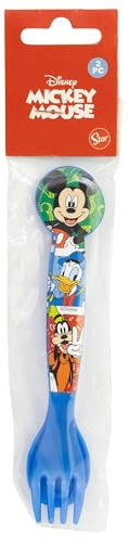 SET DE 2 CUBIERTOS PP (CUCHARA Y TENEDOR) MICKEY HAS FUN