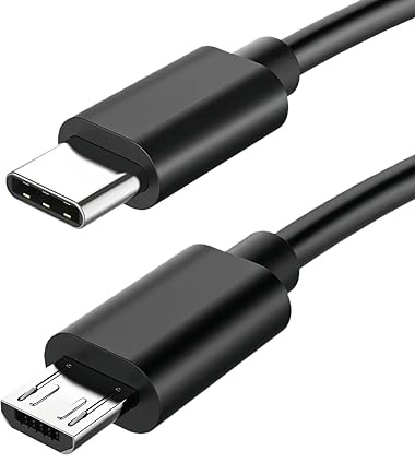 Cavo Dati USB-C a Micro USB Cavo di Ricarica | 1 Metro | Cavo OTG 480Mbps USB Type C a Micro USB | Per MacBook Pro Air Android Samsung Galaxy Google Pixel PS4 Xbox One Controller