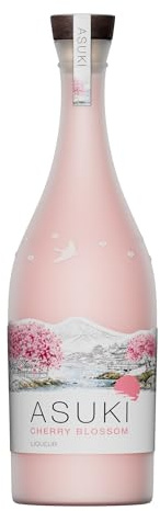 ASUKI Cherry Blossom Liqueur | 17% ABV | 70cl | Asian-Inspired | Cherry blossom liqueur with delicate floral notes, perfect for spritz cocktails, prosecco, soda or gifting