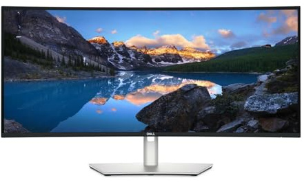 DELL UltraSharp U3425WE Monitor PC 86,4 cm [34] 3440 x 1440 Pixel Wide Quad HD LCD Nero, Argento (Ultrasharp U3425We Computer - Monitor 86.7 Cm [34.1] 3440 - X 1440 Pixels Wide Quad Hd Lcd Black, Sil
