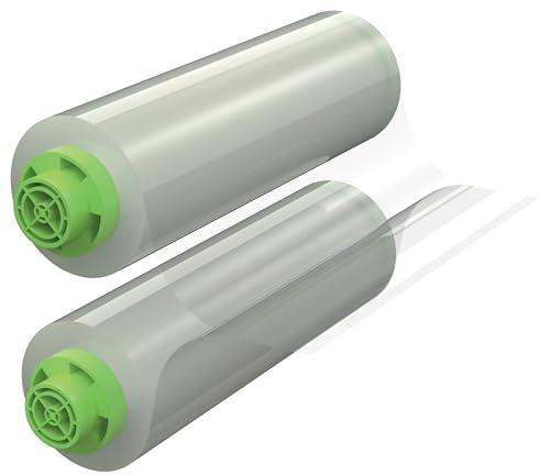 GBC Velocity Transparente Laminierfolien-Rolle 100 Mikron Glanz - 286 Meter Hochglanz-Laminierfolie für bis zu 90 DIN A4 Blätter - Einfaches Einlegen 4410078