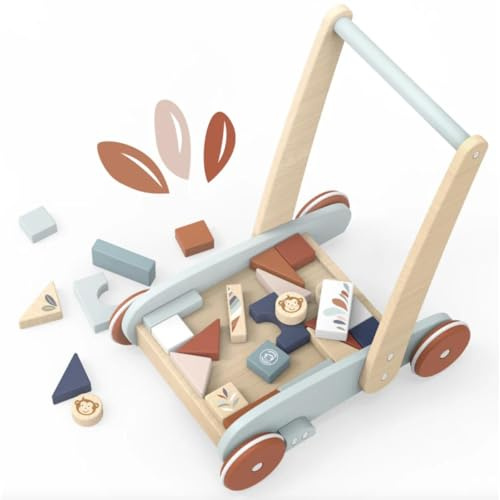 Laufwagen und Formenspiel – 27 Blöcke