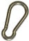 Feuerwehr-Karabiner Edelstahl rostfrei Karabinerhaken 10 Stück (8 x 80)