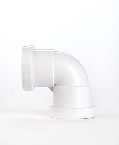 MaKe PRO082 Push-fit 90° Bend 40mm, White