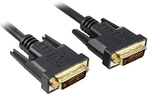 PremiumCord DVI Verbindungskabel - 0, 5m, Dual-Link, DVI-D (24 + 1) Stecker auf Stecker, Digital, Full HD 1080p, max. Auflösung: 2560 x 1600 Pixel 60Hz, Farbe schwarz