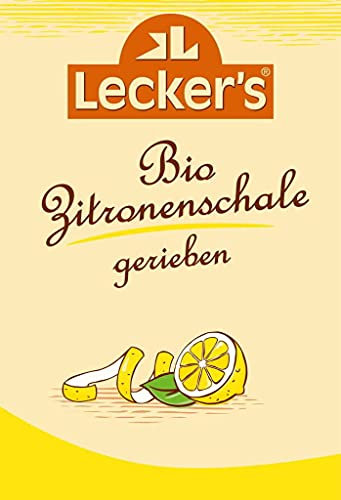 Scorza di limone grattugiata BIO 15 g Lecker's