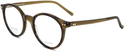 Safilo CERCHIO 04 1QA TR OLIVE GREEN MUSTARD SPOTTED 47/21/140 Damen Brillen