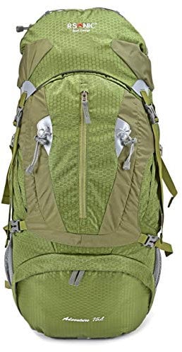 Rsonic Wanderrucksack Trekkingrucksack Backpacker 75 Liter Reiserucksack Regenschutz Campingrucksack