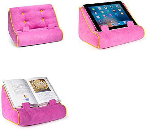Book Couch iPad Ständer | Tablet Ständer | Buchhalter | Lesekissen | Lesen im Bett zu Hause | Tablet Knietruhe Kissen | Lustige Neuheit Geschenkidee für Leser, Buchliebhaber