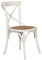 Biscottini Sillas de Comedor Ratan 86x42x46 cm - Sillas Comedor Madera - Sillas Cocina Vintage
