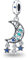 Nbsameng Abalorio de plata de ley 925 con diseño de árbol de la vida familiar, colgante, de oro rosa, para mujer (Azul-1)