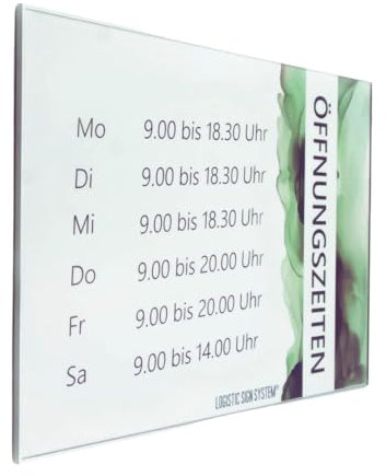 Logistic Sign System Türschild Tenuis für Büro (DIN A3 quer) zum schrauben oder selbstklebend (ohne bohren)