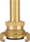 Poppstar Messing Saug- und Hochdruckkupplung (System Geka Kupplung 3/4 Zoll Schlauchtülle) mit Dichtung und Kontermutter, für 19mm Schlauch-Innendurchmesser
