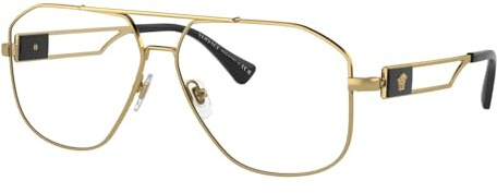 Versace VE1287-1002 Eyeglass Frame GOLD w/DEMO LENS 59mm
