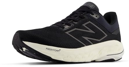 New Balance Men's Fresh Foam X 860 V14 Running Shoe, Schwarz/Phantom/Meersalz, 7 Wide