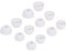 Replacement Earbuds Tips Silicone Ear Tips for JBL Tune 230NC TWS/Tune 125TWS /Tune 130NC TWS/Vibe 200TWS / Free X,Fit in Case, Buds Tips,6 Pairs S/M/L 3 Size,White713