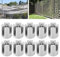 Serre-câbles Croisés en Acier Inoxydable, 10 Pièces, pour Garde-Corps, Câble Métallique, pour Système de Treillis Mural (M12 5mm)