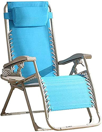 Tumbona reclinable Plegable, Tumbona de Gravedad Cero, tumbonas de jardín y Playa, sillón Relajante con portavasos
