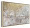 B&D XXL Bilder mit Rahmen 90x60 cm Wandbilder groß Leinwandbild XXL natürlicher Holzrahmen modern Wanddekoration Kunstdruck Wanddeko Wohnzimmer Schlafzimmer Abstrakte Landschaft Natur Vögel