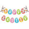 Amagogo 2X Banner Osterei Hase Kunst Banner Kaninchen Karotte DIY Ostern Flagge Party Dekorationen für Kinder Veranda Foto Requisiten