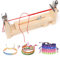 Holz Paracord Jig Armband Maker Mit 2 Clips - Bracelet Maker für Geflochtene Armbänder