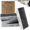 Allyson® Aktivkohlefilter 4er Set - Passgenau für 9001421821 9001563858 / Siemens Studioline HZ9VRCR0 / Bosch HEZ9VRCR0 / Neff Z821VR0 / Gaggenau CA282111 und Constructa CZ9VRCR0 (192x75x35 mm)
