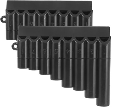 JOINPAYA Flûte De Pan 2 Pièces 8 Tuyaux Instrument De Tuyau De Pan Mini Flûte De Pan Portable Instrument De Musique Traditionnel Chinois Pour Les Débutants Apprenant L'enseignement