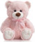 BEJOY Ours en peluche, doux, pour Noël, Nouvel An, 36 cm, rose