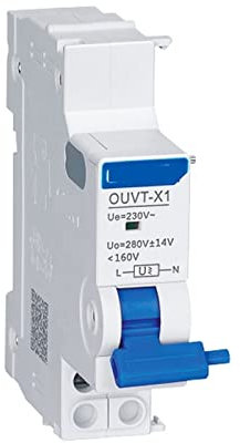 OUVT-X1/X3 Überspannungs- und Unterspannungsauslöser Ue AC 230V 240V 50Hz Uvo 280V Ui 500V Ue 1St(OUVT-X1)