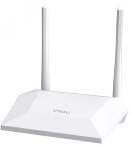 Imou Router wireless HR300 2 antenne, Wi-Fi 4, 4X RJ45, 300 Mbit/s, Bianco