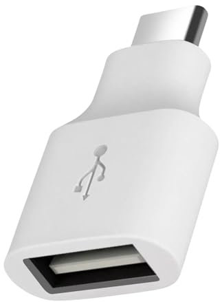 pluX USB C to USB 3.0 Adapter, USB C Male to USB 3.0 Female Adapter, OTG Thunderbolt 4/3 to USB Adapter, Compatible for MacBook Pro 2022, Pad Mini, Samsung Galaxy S24 S23 S22