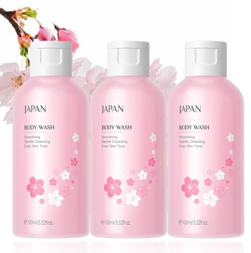 Japan Sakura Body Wash, Sakura Duschschaum, Sakura Schaum Duschgel, Kirschblüte Und Süßmandel, Spendet Der Haut Feuchtigkeit, Macht Sie Weich, Verleiht Der Haut Einen Kirschblütenduft (3)