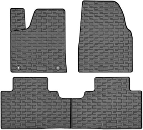 CIKCAR Satz Gummimatten kompatibel mit Leapmotor B10 2025- (3-teilig), Schwarz | kompatibel mit Leapmotor B10 2025- & B05 2026- (3-teilig)