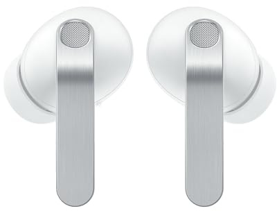 Samsung Galaxy Buds4 Pro, Auriculares Bluetooth, Audio Hi-Fi, Cancelación de Ruido Adaptativa, Llamadas súper claras, Agente IA, Garantía del Fabricante 3 Años+1 Año Extra, Blanco (Versión Española)
